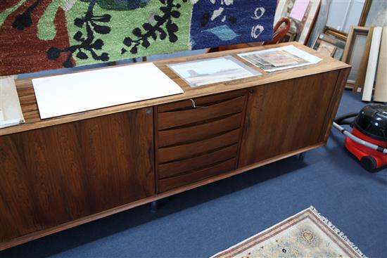 Arne Vodder for Sibast Furniture. A large Danish design sideboard, W.8ft 2in.